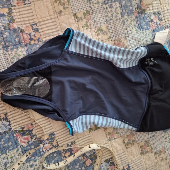 Nike One Piece blue Racerback swimsuit size S NWT - Picture 11 of 16